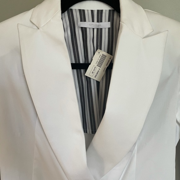 NWT Imperial Long Cotton Blend Jacket